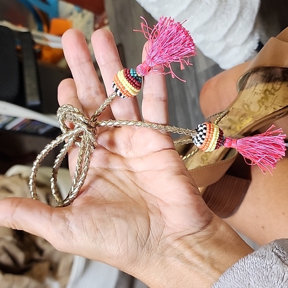 Sam Eldeman ankle wrap sandals - Picture 8 of 11